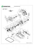 Cilinderschroef M10x25 nummer 23 onderdeel voor EST 350.1